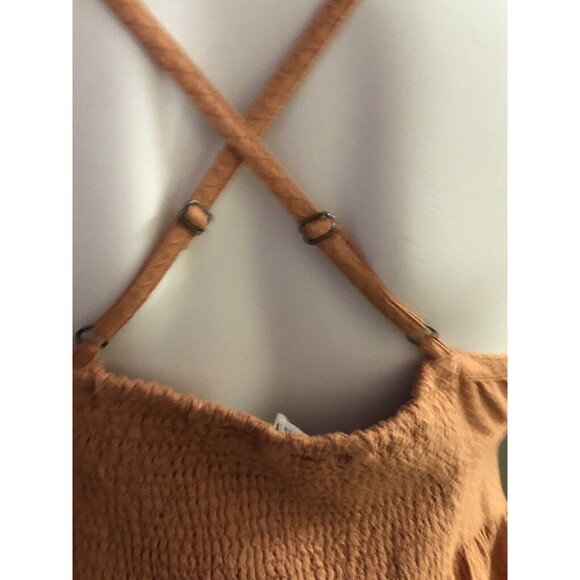 Roxy Women's SMALL Golden Lights Strappy Dress Summer beach - Picture 9 of 9